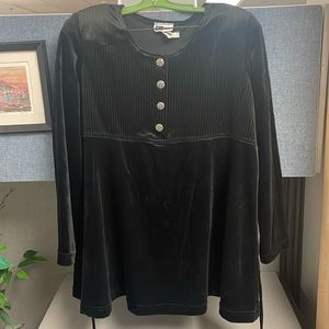 Maternity velvet top
